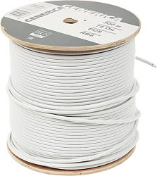 Кабель коаксиальный ITK CC1-R6F1-111-300-G RG-6 FTP 75Om PVC внутренний 300м белый