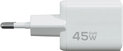 Сетевое зар./устр. Magssory ACH006w 45W (PD3.0+PPS+QC4+AFC+FCP+SCP) универсальное белый