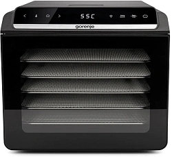 Сушка для фруктов и овощей Gorenje FDK600DB 5под. 240Вт черный