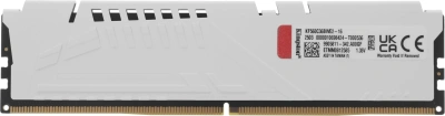 Память DDR5 16GB 6000MHz Kingston KF560C36BWE2-16 Fury Beast White Expo RTL PC5-48000 CL36 DIMM 288-pin 1.35В dual rank с радиатором Ret