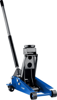 Домкрат Зубр Профессионал X80 подкатной гидравлический синий (43050-3_Z01)