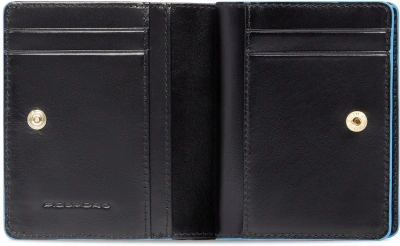 Кошелек женский Piquadro Blue Square PD6660B2R/N черный натур.кожа