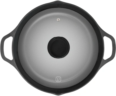Сотейник Rondell Pacific Grey RDA-1907 4.1л. d=28см (с крышкой) графитовый