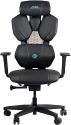 Кресло игровое GMNG GG-CH210B черный сиденье черный искусственная кожа с подголов. крестов. пластик черный пластик черный