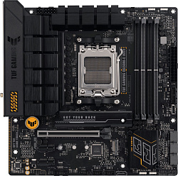 Материнская плата Asus TUF GAMING B650M-E WIFI Socket AM5 AMD B650 4xDDR5 mATX AC`97 8ch(7.1) 2.5Gg RAID+HDMI+DP