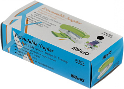 Степлер Kw-Trio 055G9GREEN 24/6 26/6 (20листов) снижение усилия зеленый 100скоб металл коробка