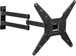 Кронштейн для телевизора Kromax Optima-410 титан 14"-65" макс.30кг настенный поворотно-выдвижной и наклонный