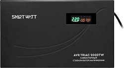 Стабилизатор напряжения Smartwatt AVR Triac 2000TW 2000ВА черный