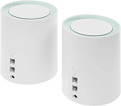 Бесшовный Mesh роутер Cudy M1300 (M1300(2-PACK)) AC1200 10/100/1000BASE-TX белый (упак.:2шт)