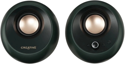 Колонки Creative Pebble Pro 2.0 черный/темно-зеленый 10Вт BT портативные