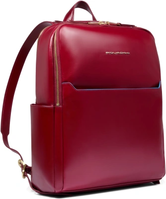 Рюкзак женский Piquadro Blue Square CA6678B2/R красный кожа