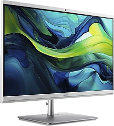Моноблок Acer Aspire C24-195ES 23.8" Full HD Core Ultra 5 125U (1.3) 8Gb SSD512Gb Graphics CR Eshell GbitEth WiFi BT 65W клавиатура мышь Cam серебристый 1920x1080