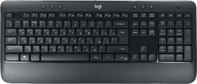Клавиатура + мышь Logitech MK540 клав:черный мышь:черный USB беспроводная slim Multimedia (920-008686)