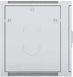 Шкаф коммутационный Cabeus (SH-05F-12U60/60-R) настенный 12U 600x600мм пер.дв.стекл 50кг RAL 7035 550мм 220град. 635мм IP20 сталь