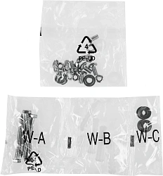 Кронштейн для СВЧ Ultramounts UM888W белый макс.30кг настенный фиксированный