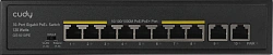 Коммутатор Cudy GS1010PE (L2) 10x1Гбит/с 8PoE+ 120W неуправляемый