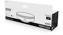 Лампа светодиодная Gauss Elementary 10Вт цок.:GX53 (упак.:10шт) (84820X)