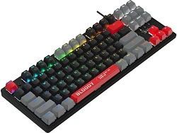 Клавиатура A4Tech S310N механическая черный/красный USB Multimedia for gamer
