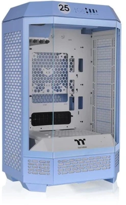 Корпус Thermaltake The Tower 300 Hydrangea голубой без БП mATX 8x120mm 6x140mm 2xUSB3.0 audio bott PSU