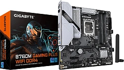 Материнская плата Gigabyte B760M GAMING PLUS WIFI DDR4 Soc-1700 Intel B760 4xDDR4 mATX AC`97 8ch(7.1) GbLAN RAID+HDMI+DP