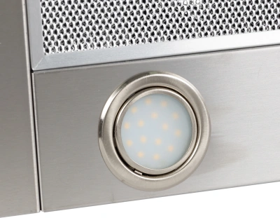 Вытяжка встраиваемая Elikor Интегра Glass 50Н-400-В2Д нержавеющая сталь/стекло бежевое управление: кнопочное (1 мотор)