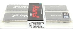 Память DDR4 2x32Gb 3200MHz Kingston KF432C16BBK2/64 Fury Beast Black RTL Gaming PC4-25600 CL16 DIMM 288-pin 1.35В dual rank с радиатором Ret