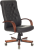 Кресло руководителя Бюрократ T-9928WALNUT/ECO черный эко.кожа крестов. металл/дерево