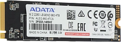 Накопитель SSD A-Data PCIe 4.0 x4 4TB ALEG-960-4TCS Legend 960 M.2 2280