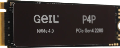 Накопитель SSD Geil PCIe 4.0 x4 512GB P4PDC23C512A P4P M.2 2280 0.46 DWPD