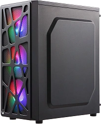Корпус Formula Mana черный без БП ATX 4x120mm 2xUSB2.0 1xUSB3.0 audio bott PSU