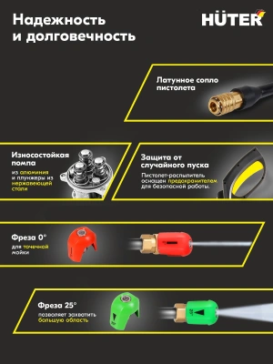 Минимойка Huter M135-HP 1650Вт (70/8/13)