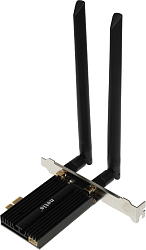 Сетевой адаптер Wi-Fi + Bluetooth Netis F2 АХ5400 PCI Express (ант.внеш.съем) 2ант.
