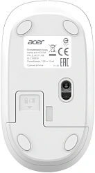 Клавиатура + мышь Acer OCC503 клав:белый мышь:белый USB беспроводная (ZL.ACC11.00L)