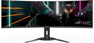 Монитор Gigabyte 49" Aorus CO49DQ черный OLED 32:9 HDMI M/M матовая HAS Piv 250cd 178гр/178гр 5120x1440 144Hz DP DQ USB 11.28кг