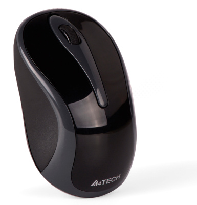 Мышь A4Tech G3-280A серый/черный оптическая 1200dpi беспров. USB 3but