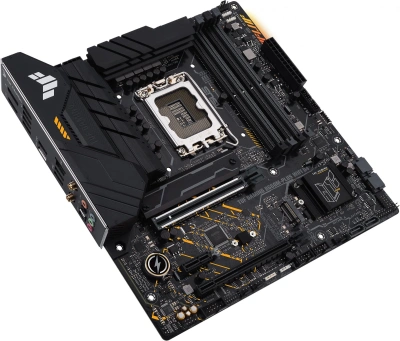 Материнская плата Asus TUF GAMING B660M-PLUS WIFI D4 Soc-1700 Intel B660 4xDDR4 mATX AC`97 8ch(7.1) 2.5Gg RAID+HDMI+DP