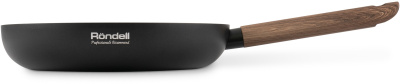 Сковорода Rondell Maple RDA-1937 круглая 24см покрытие: антипригарное ручка несъемная (без крышки) черный