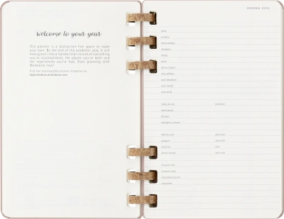 Еженедельник Moleskine SPIRAL Large 130х210мм обложка картон 200стр. спираль сиреневый