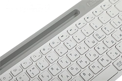 Клавиатура A4Tech Fstyler FK25 белый/серый USB slim