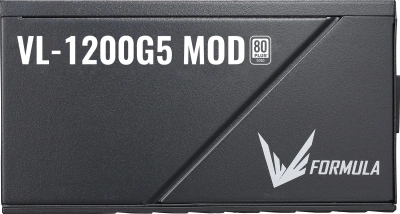 Блок питания Formula ATX 1200W VL-1200G5 MOD Gen.5 80+ gold (20+4pin) APFC 140mm fan lt.blue LED 7xSATA Cab Manag RTL