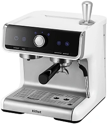 Кофеварка рожковая Kitfort КТ-7170 2900Вт серебристый/черный