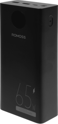 Мобильный аккумулятор Romoss PEA40 Pro 40000mAh QC3.0/PD3.0 65W 3A 2xUSB-A/USB-C черный (1746030)