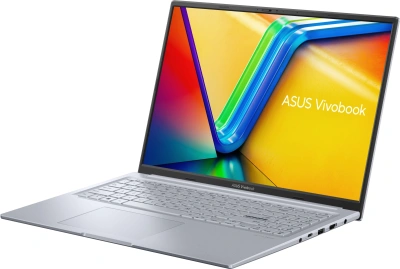Ноутбук Asus VivoBook 16X K3605VC-RP370 Core i5 13420H 16Gb SSD512Gb NVIDIA GeForce RTX 3050 4Gb 16" IPS WUXGA (1920x1200) без ОС silver WiFi BT Cam (90NB11D2-M00FL0)