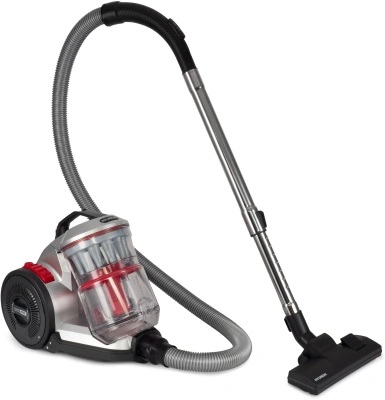 Пылесос Hyundai HYV-C2950 2400Вт серебристый/красный