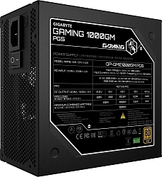 Блок питания Gigabyte ATX 1000W GP-GME1000GM PG5 80+ gold (20+4pin) APFC 135mm fan 8xSATA Cab Manag RTL