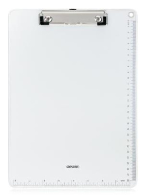 Папка-планшет Deli 64504 A4 металл серебристый