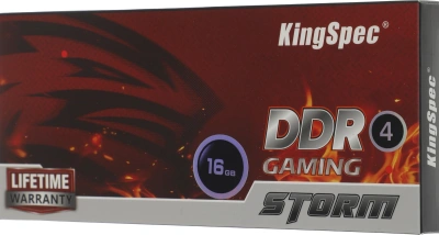 Память DDR4 16GB 3200MHz Kingspec KS3200D4M13516G RTL PC4-25600 CL19 DIMM 288-pin 1.35В single rank с радиатором Ret