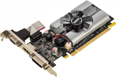 Видеокарта MSI PCI-E N210-1GD3/LP NVIDIA GeForce 210 1Gb 64bit DDR3 460/800 DVIx1 HDMIx1 CRTx1 Ret low profile