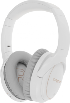 Гарнитура мониторные Creative Zen Hybrid 1.2м белый беспроводные bluetooth оголовье (51EF1010AA000)