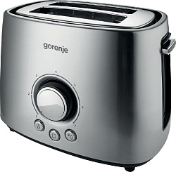 Тостер Gorenje T1000E 1000Вт серебристый/черный